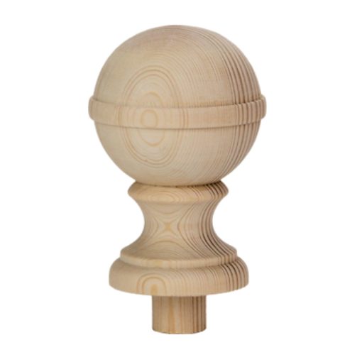 Houten kast- bedknop 100x66mm.