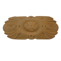 Houten ornamenten beukenhout, ornament hout, afm. 110x226mm