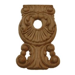 Houten ornamenten beukenhout, ornament hout, afm. 140x80mm