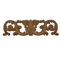 Houten ornamenten beukenhout, ornament hout, afm. 125x415mm