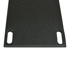 Tafelpoot X poot kruispoot staal 10x10cm koker - zwart gepoedercoat