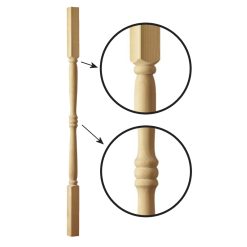 Trapbaluster trapspijl tussenbaluster 900x32mm contra