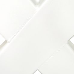 Tafelpoot X poot kruispoot staal 10x10cm koker - wit gepoedercoat