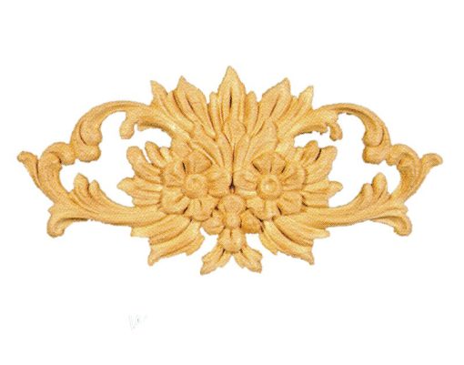 Ornamenten beukenhout, ornamenten hout, afm. 115x215mm