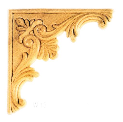 Ornamenten beukenhout, ornamenten hout, afm. 130x130mm