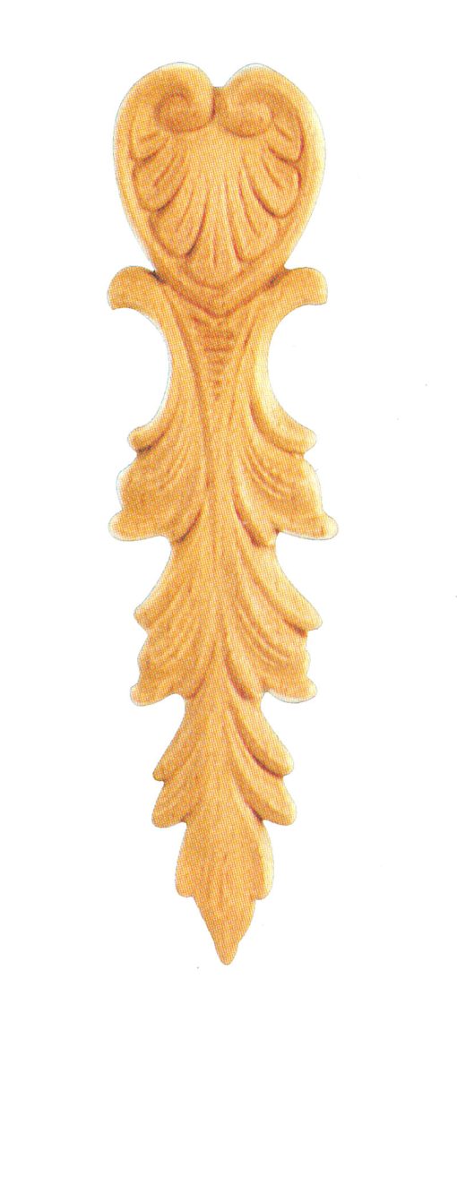 Ornamenten beukenhout, ornamenten hout, afm. 155x40mm