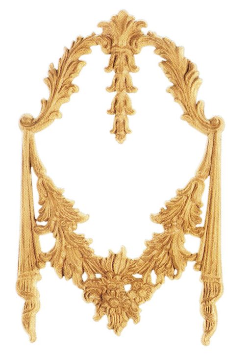 Ornamenten beukenhout, ornamenten hout, afm. 295x185mm