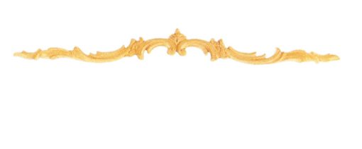 Ornamenten beukenhout, ornamenten hout, afm. 35x260mm