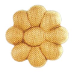 Ornamenten beukenhout, ornamenten hout, afm. 40mm rond