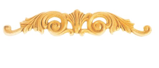 Ornamenten beukenhout, ornamenten hout, afm. 55x310mm