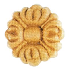 Ornamenten beukenhout, ornamenten hout, afm. 60mm rond