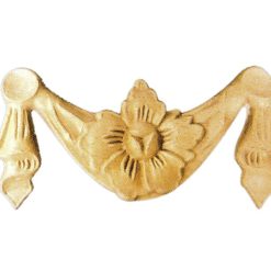 Ornamenten beukenhout, ornamenten hout, afm. 60x125mm