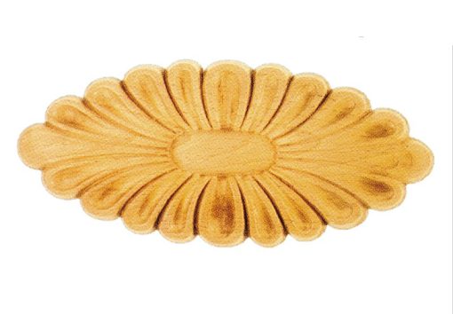Ornamenten beukenhout, ornamenten hout, afm. 60x140mm