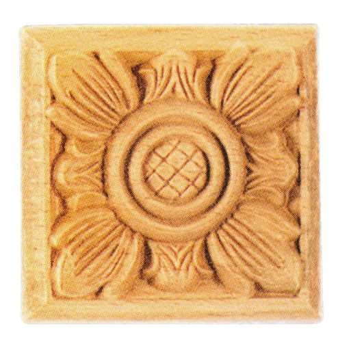Ornamenten beukenhout, ornamenten hout, afm. 65x65mm