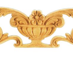 Ornamenten beukenhout, ornamenten hout, afm. 85x295mm