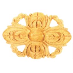 Ornamenten beukenhout, ornamenten hout, afm. 90x130mm