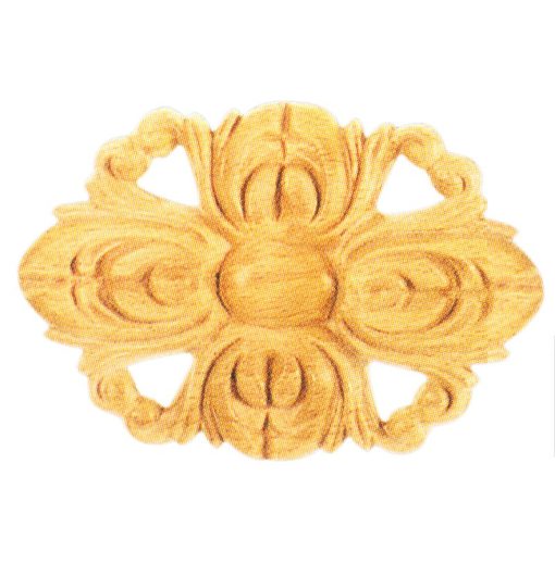 Ornamenten beukenhout, ornamenten hout, afm. 90x130mm