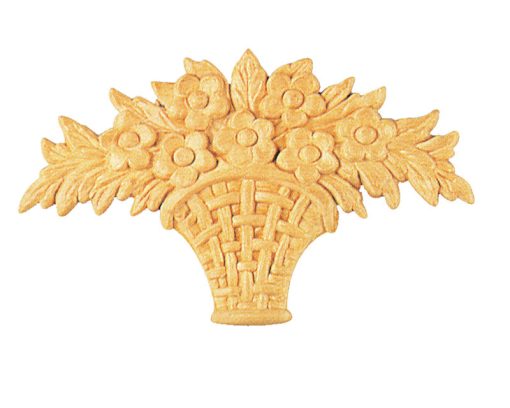 Ornamenten beukenhout, ornamenten hout, afm. 95x155mm