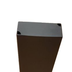 Premium model stalen X poot 10x4cm koker - Zwart