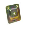 Bevestigingsplaat recht 58x66mm met M8 schroefdraad