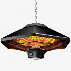 AVOID SHL-2000BR hangende terrasverwarmer 2000W met afstandsbediening en LED